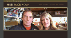 Desktop Screenshot of mikesparcelpickup.com