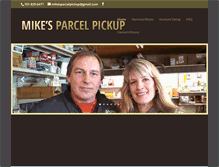 Tablet Screenshot of mikesparcelpickup.com